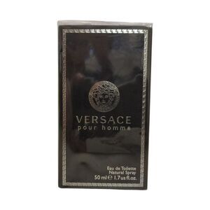 Versace Pour Homme Eau de Toilette Spray for Men, 1.7floz